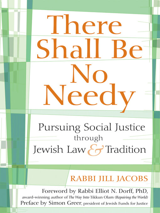 Title details for There Shall Be No Needy by Rabbi Jill Jacobs - Wait list